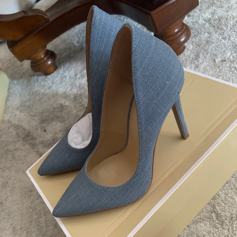 Michael kors denim pumps